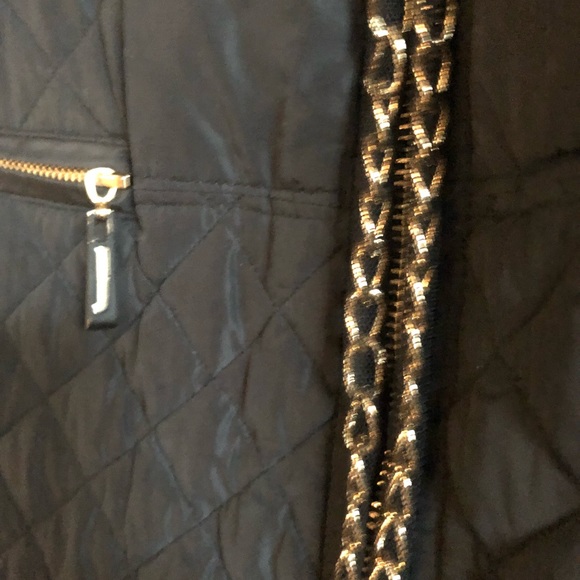 🛑SOLD🛑Just Cavalli Long Quilted Coat Chain - Picture 3 of 8